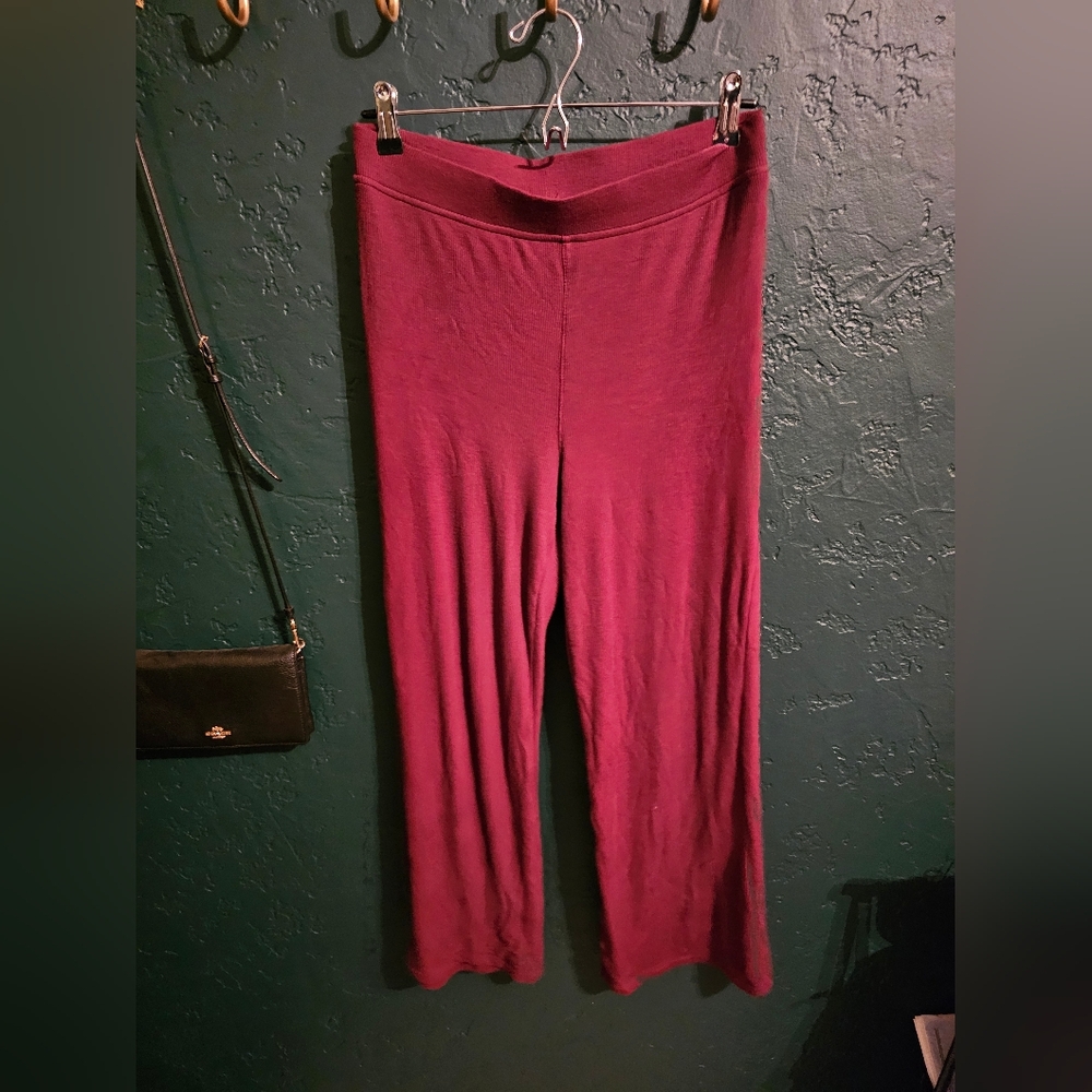 Banana Republic Ribbed Top in Deep Berry